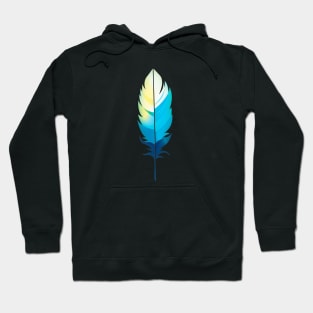 Colorful nature feather Hoodie